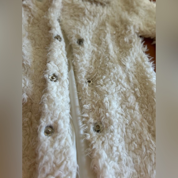 Gianni Bini Cream Teddy Faux Fur Jacket - Picture 7 of 10
